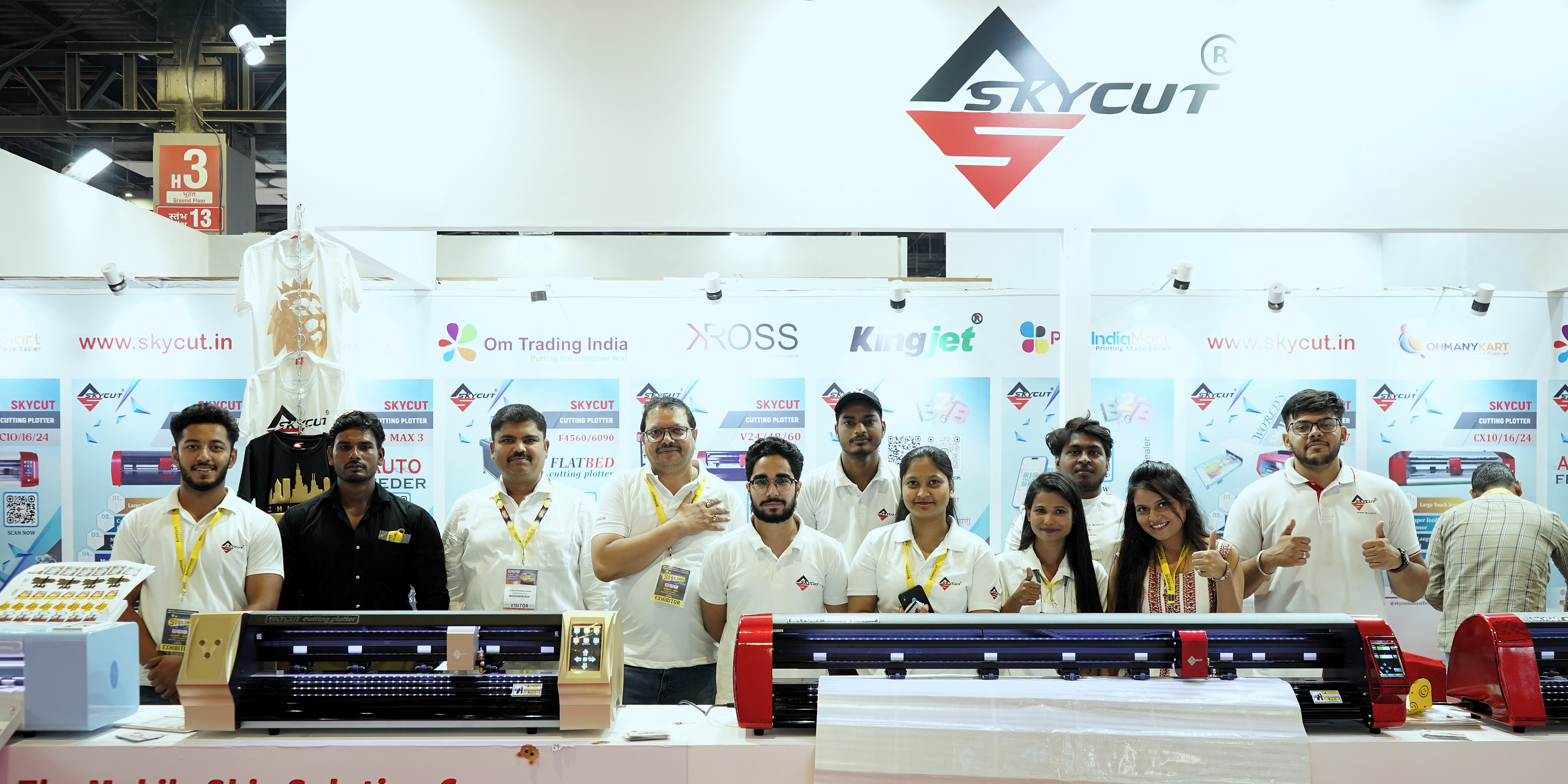 Our team at the expo booth